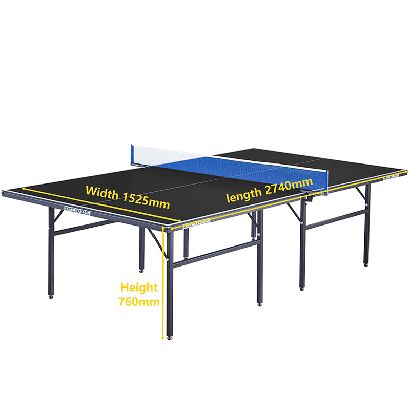 Air League Foldaway Indoor Table Tennis Table Black