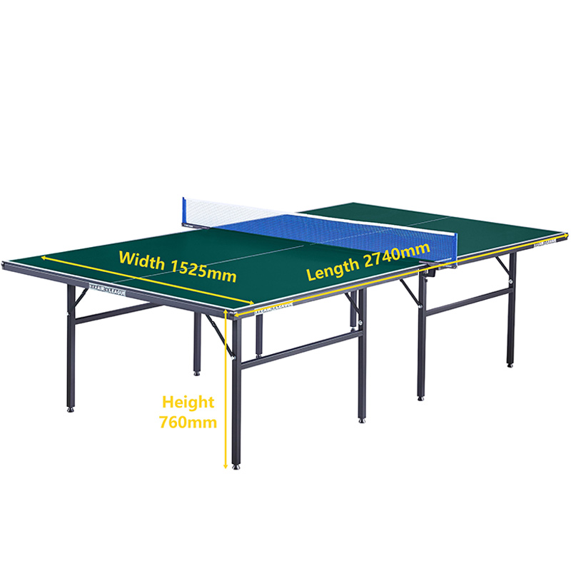 Air League Foldaway Indoor Table Tennis Table Green